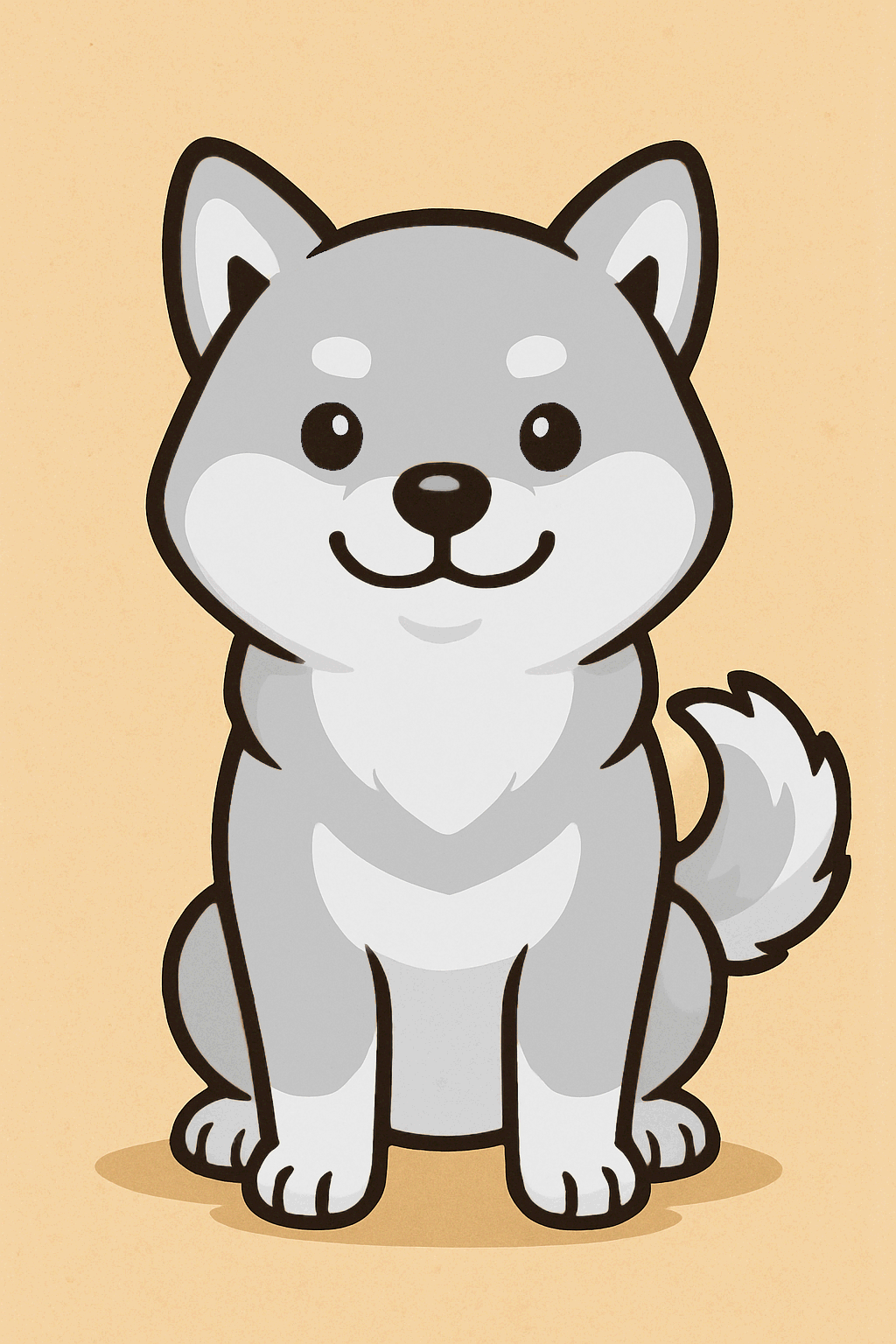 Shiba blanc